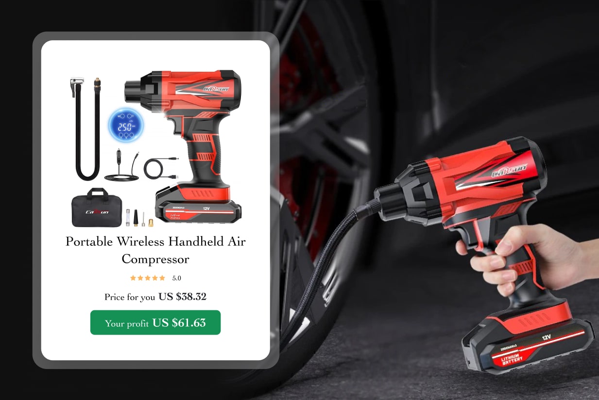 Wireless Handheld Air Compressor