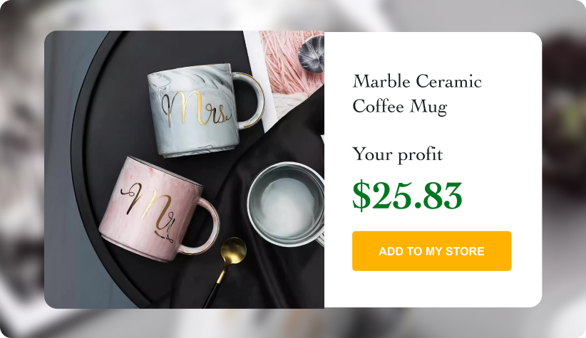 Marble Ceramic Coffee Mug