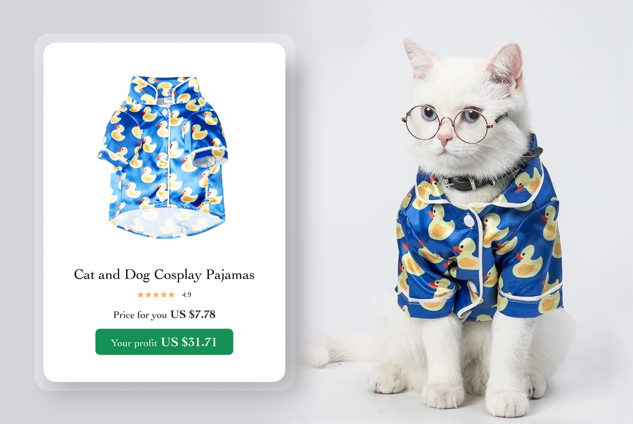 Cat and Dog Cosplay Pajamas