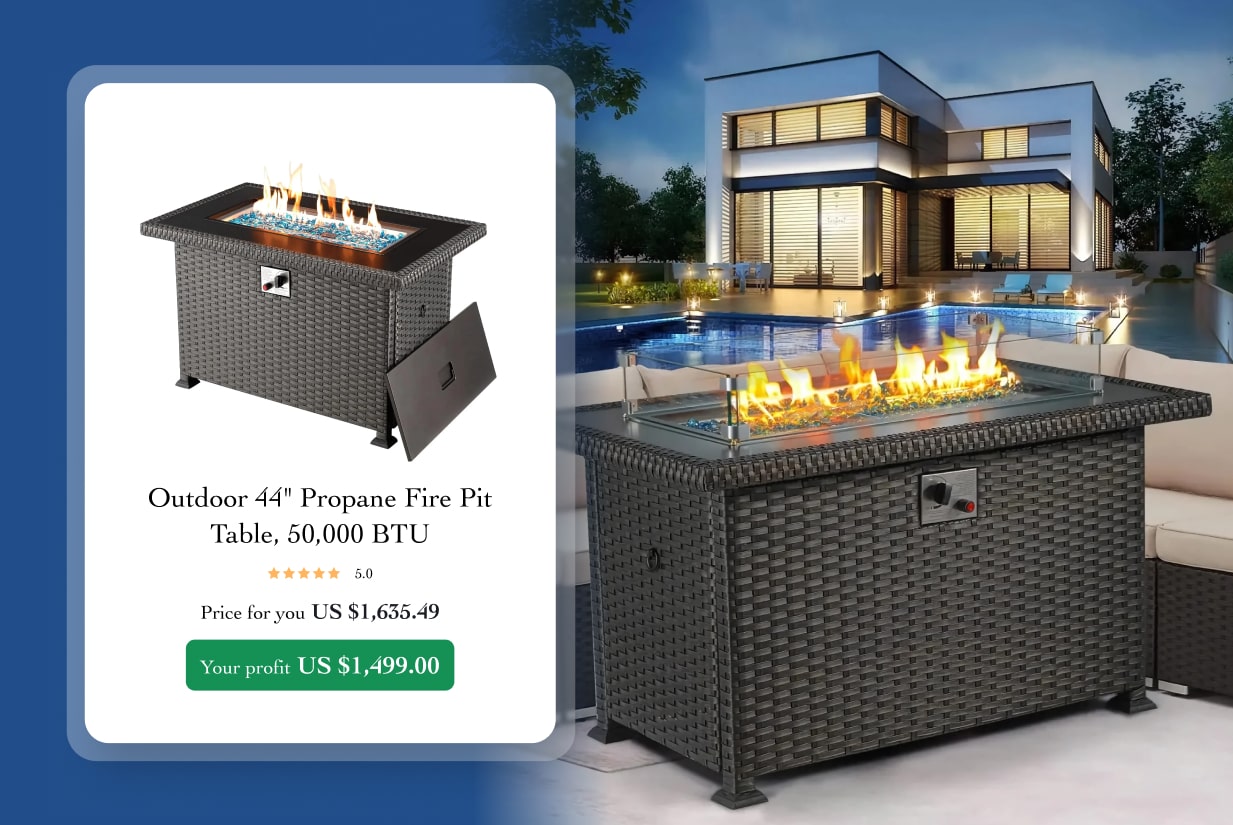 Propane Fire Pit Table