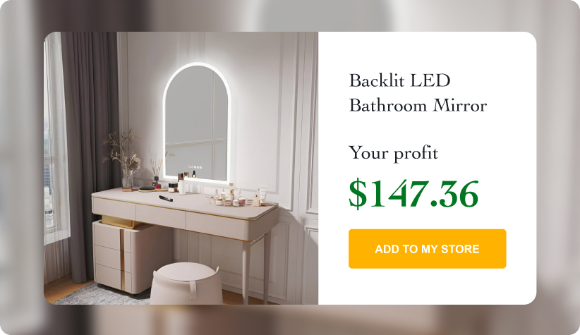 Backlit LED Bathroom Mirror