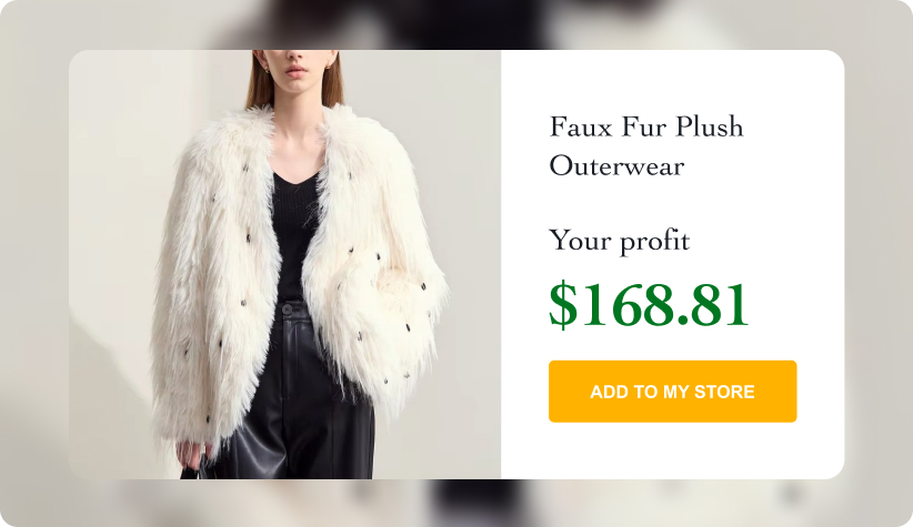 Faux Fur Plush Outerwear