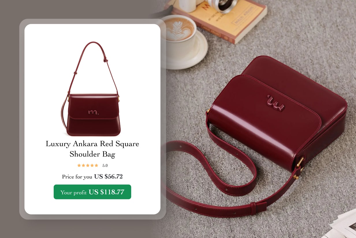 Luxury Red Bag