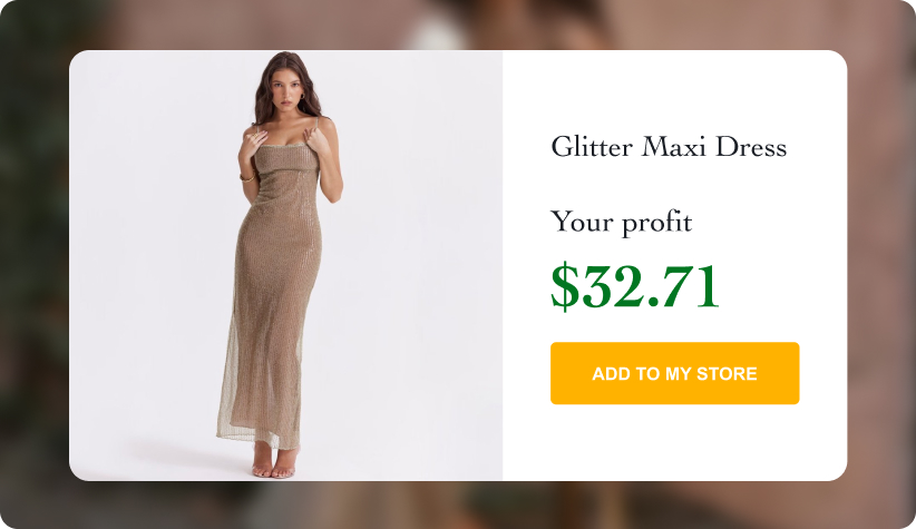 Glitter Maxi Dress