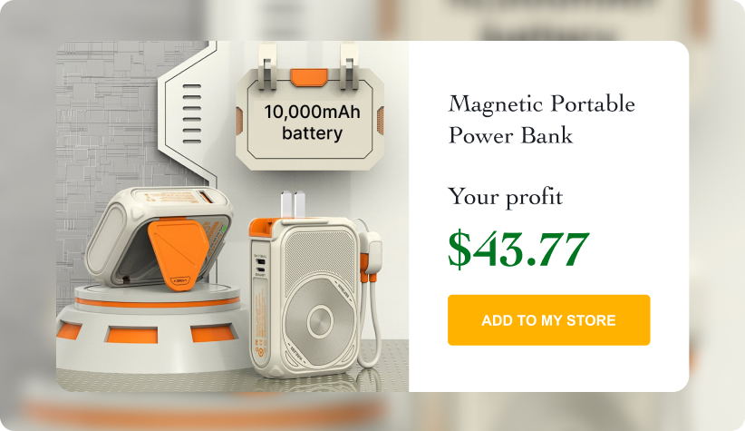 10,000mAh Magnetic Portable Power Bank