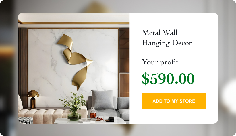 Metal Wall Hanging Decoration