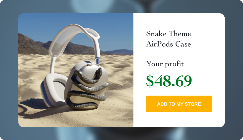 Snake Theme AirPods Case