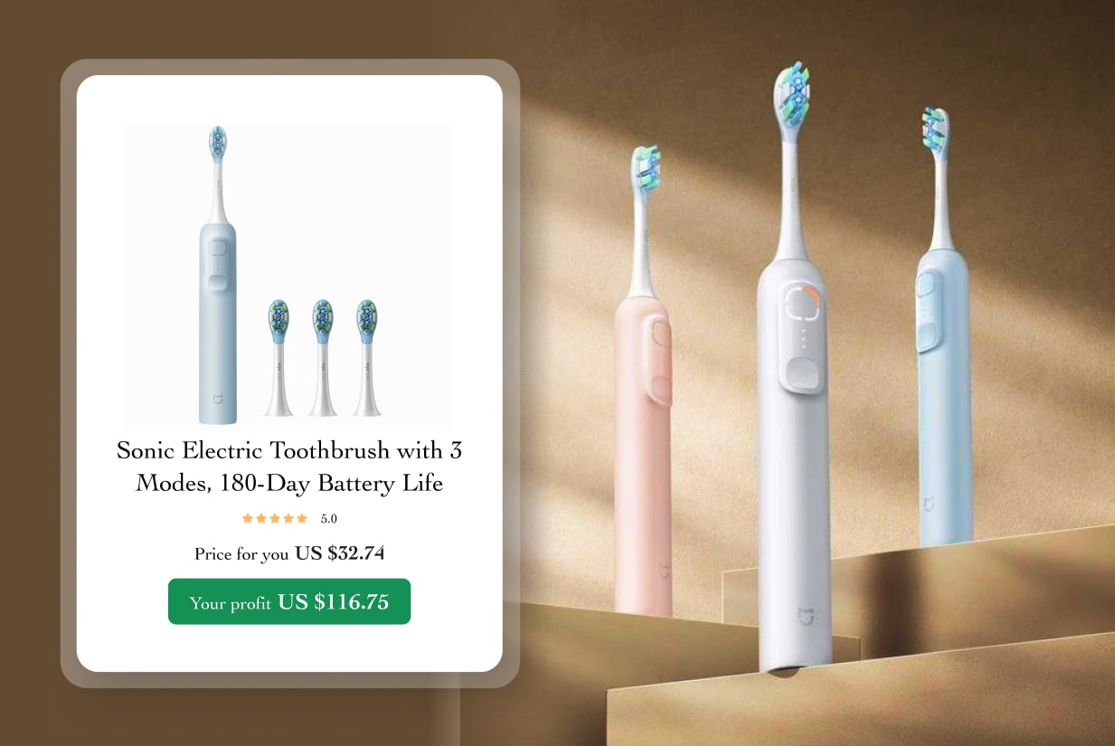 31. Sonic toothbrush