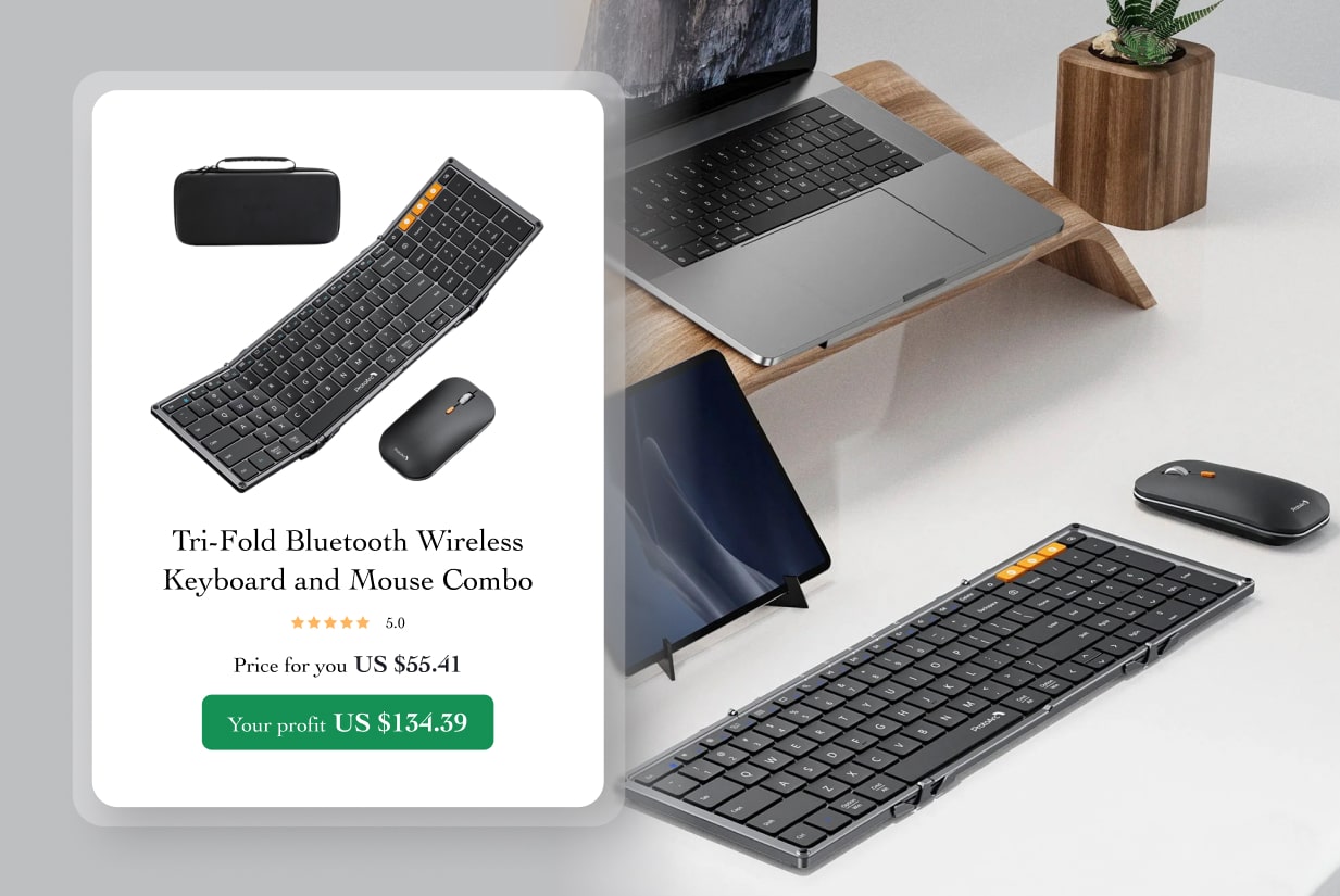 10. Bluetooth wireless keyboard