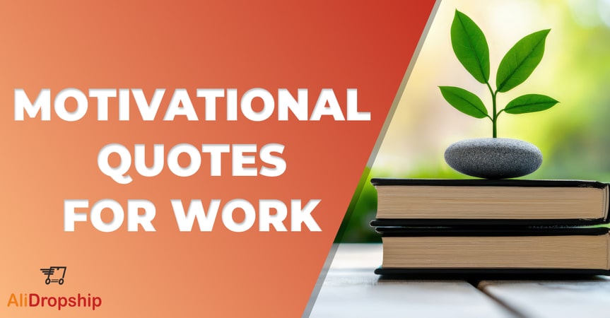 Main image for an article about motivational quotes for work