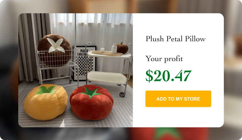 Plush Petal Pillow