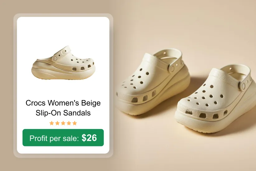 Crocs as a trending product to sell