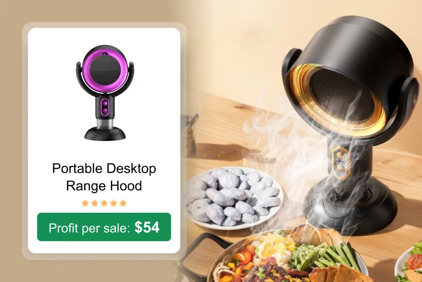 Portable Desktop Range Hood as a trending product to sell