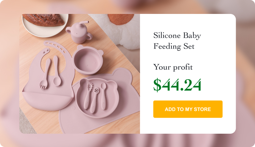 Silicone Baby Feeding Set 