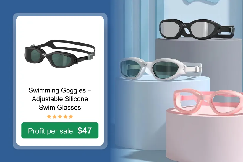Swim glasses as a trending product to sell