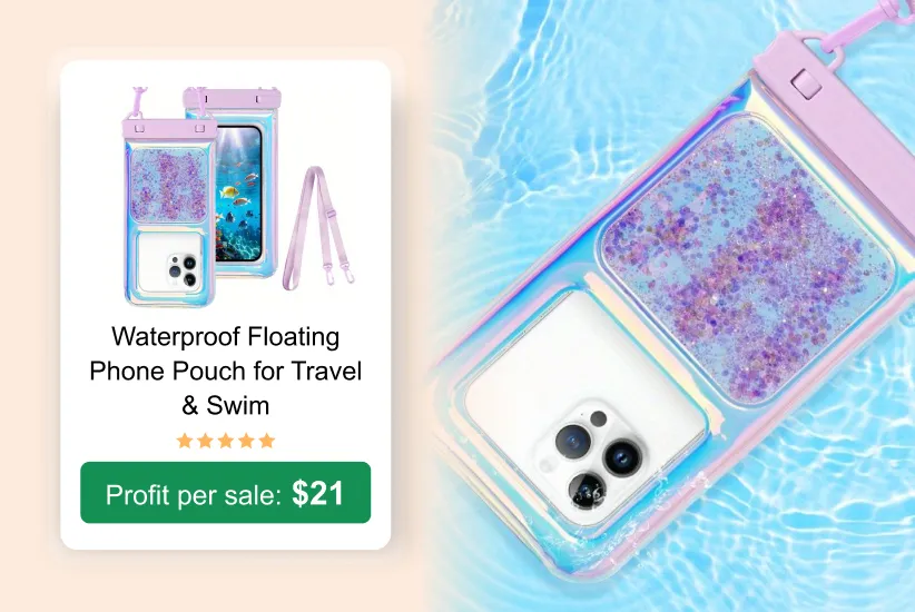 Waterproof Floating Phone Pouch as a trending product to sell