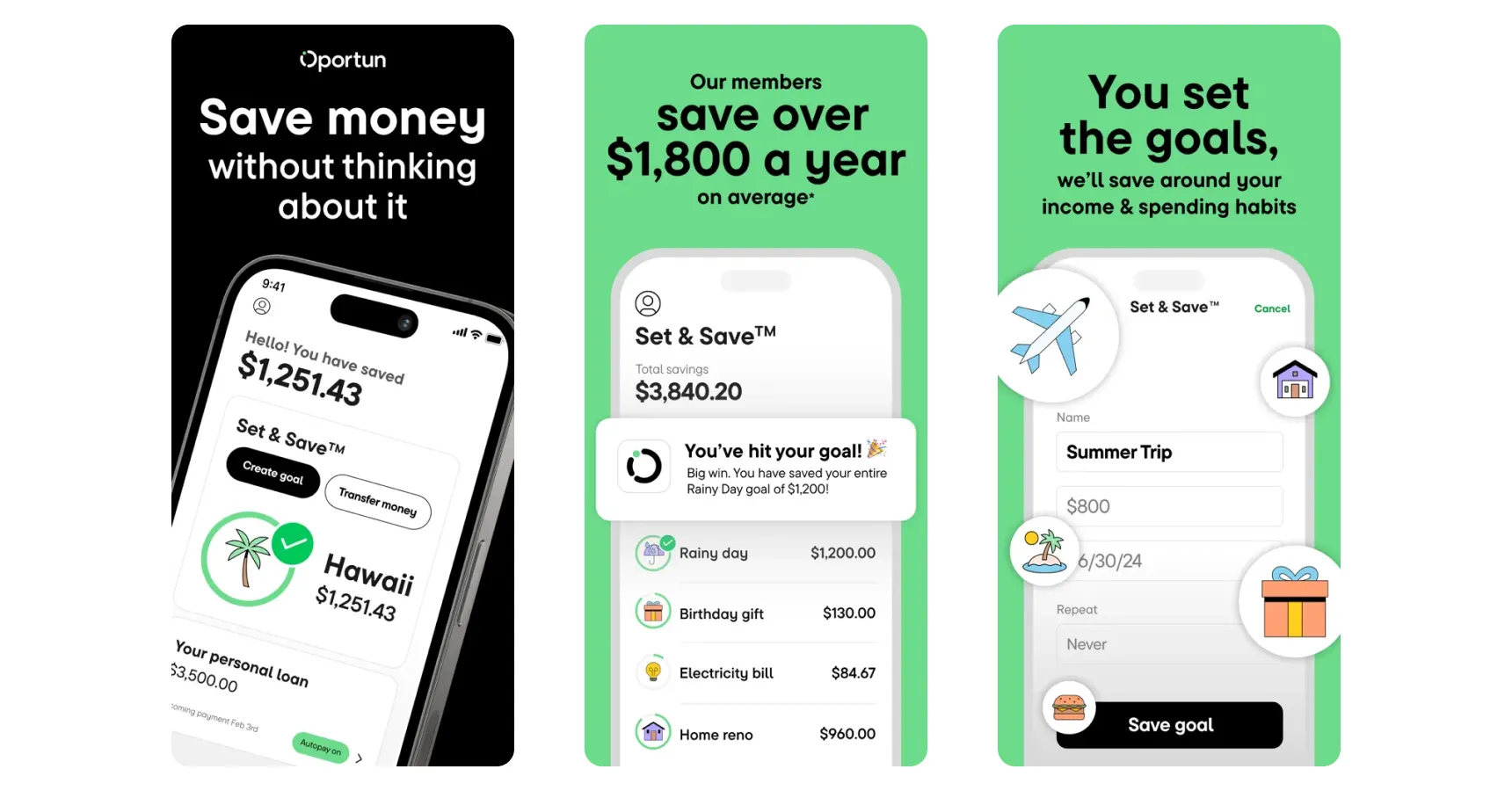 Images of the Oportun app for the Best personal finance apps article