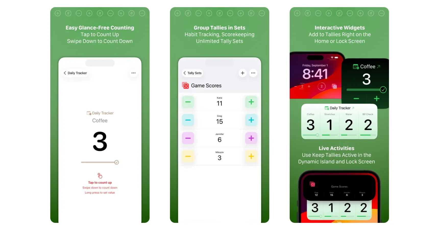 Images of the Tally app for the Best personal finance apps article