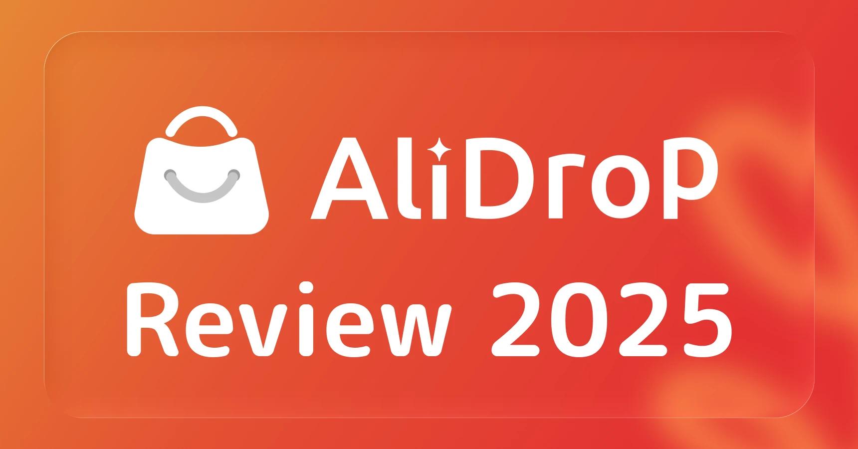 Main and featured image for an article about AliDrop review.