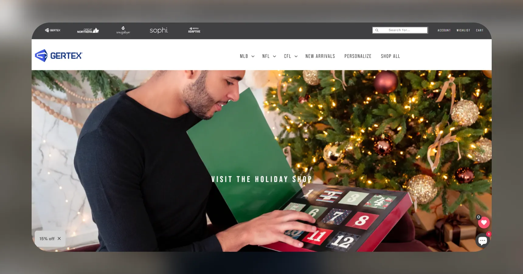 Screenshot of the Gertex homepage for an article on the best clothing dropshipping suppliers