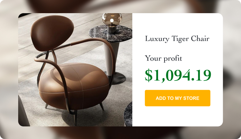 Luxury Tiger Chair