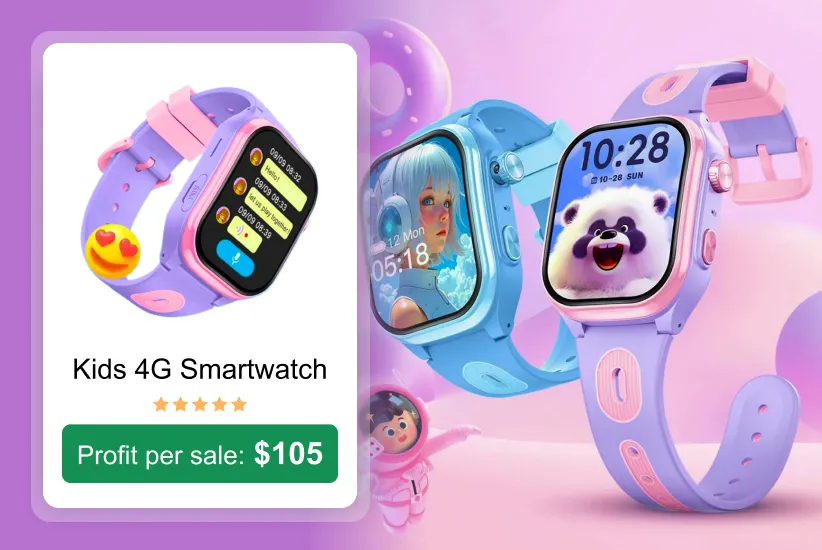 1. Kids 4G Smartwatch
