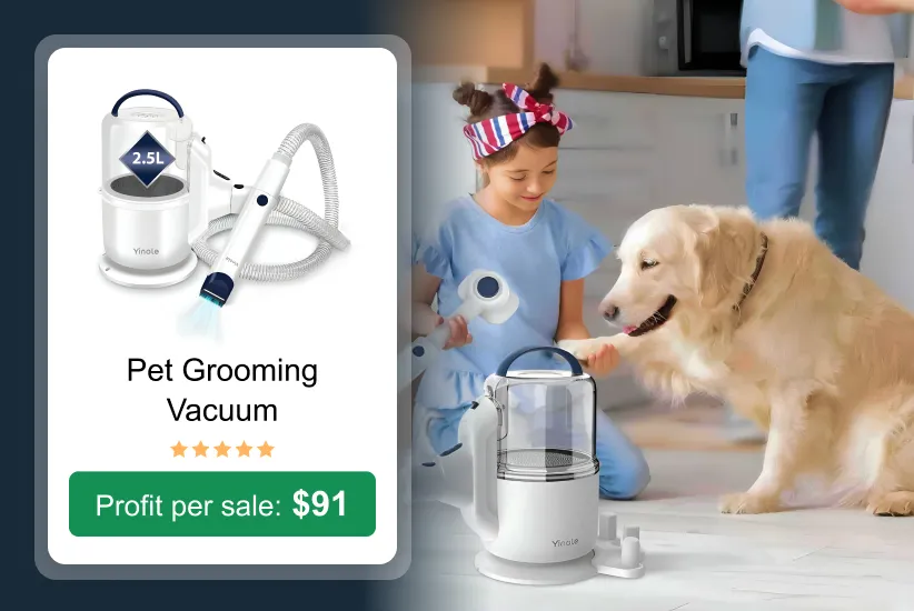 17. Pet Grooming Vacuum