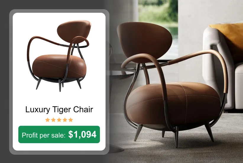 20. Luxury Tiger Chair
