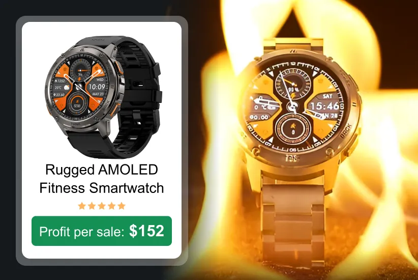 2. Rugged AMOLED Watch