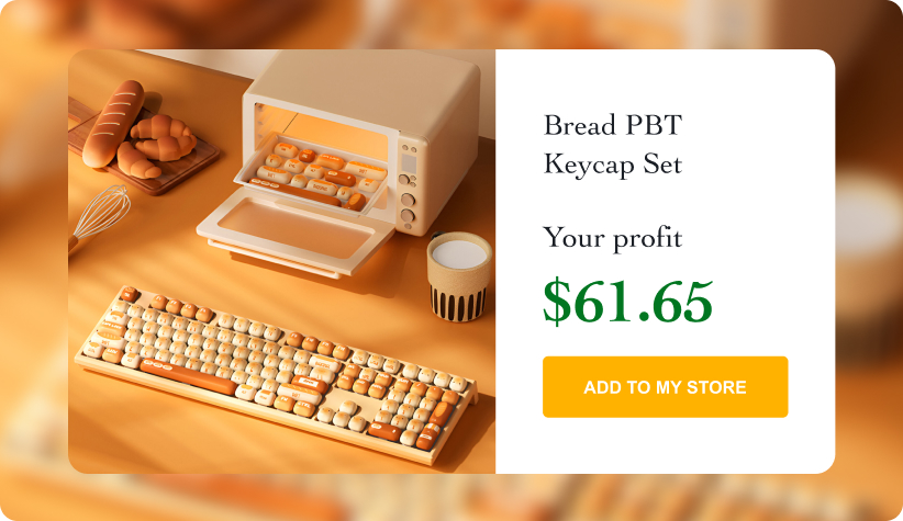 Bread PBT Keycap Set