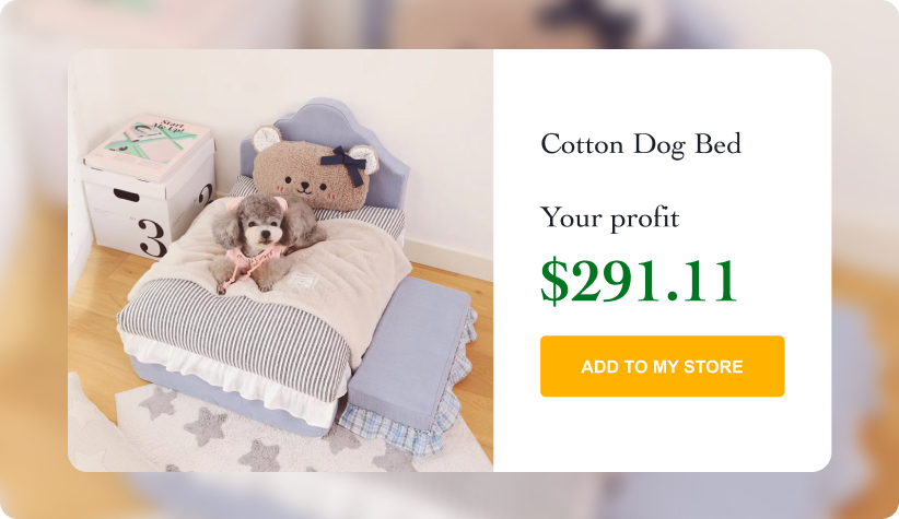 Cotton Dog Bed