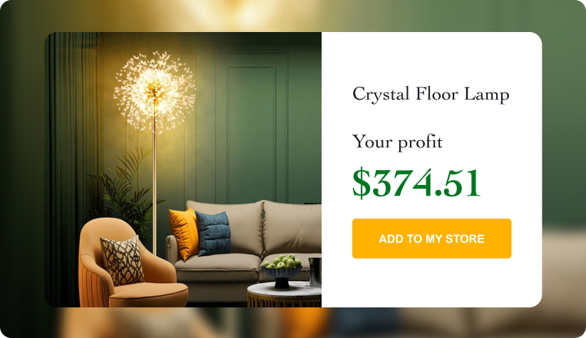 Crystal Floor Lamp