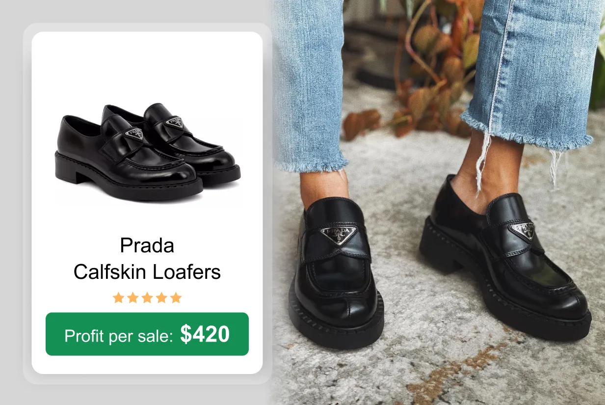 Prada Calfskin Loafers