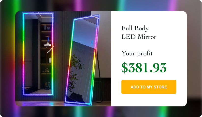 Full Body LED Mirror