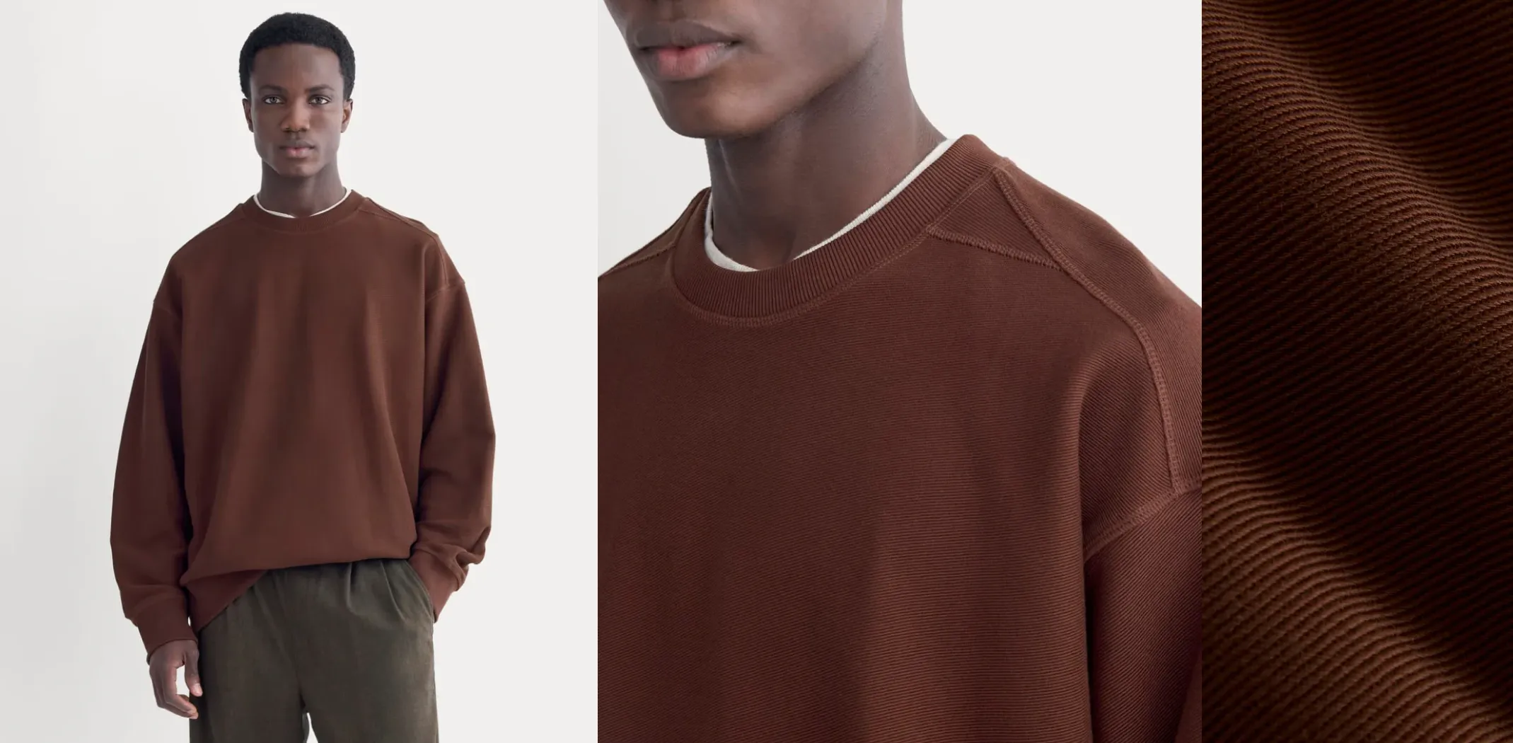 Clothing from Everlane for an article on the best men's clothing brands