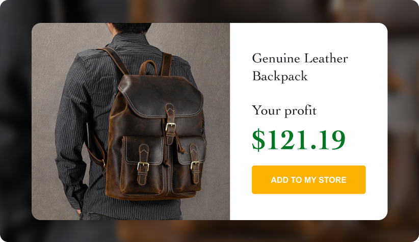 Genuine Leather Backpack