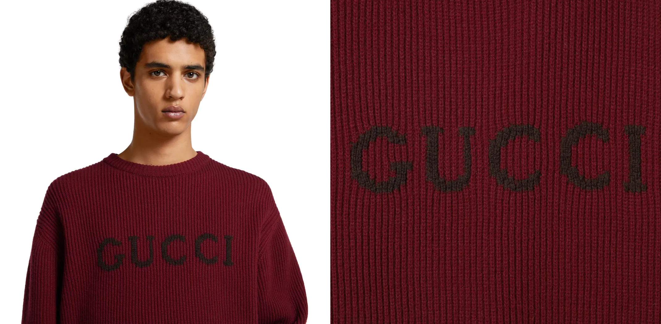 Clothing from Gucci for an article on the best men's clothing brands