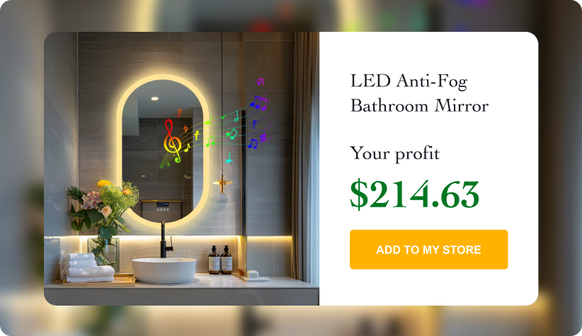 LED Anti-Fog Bathroom Mirror