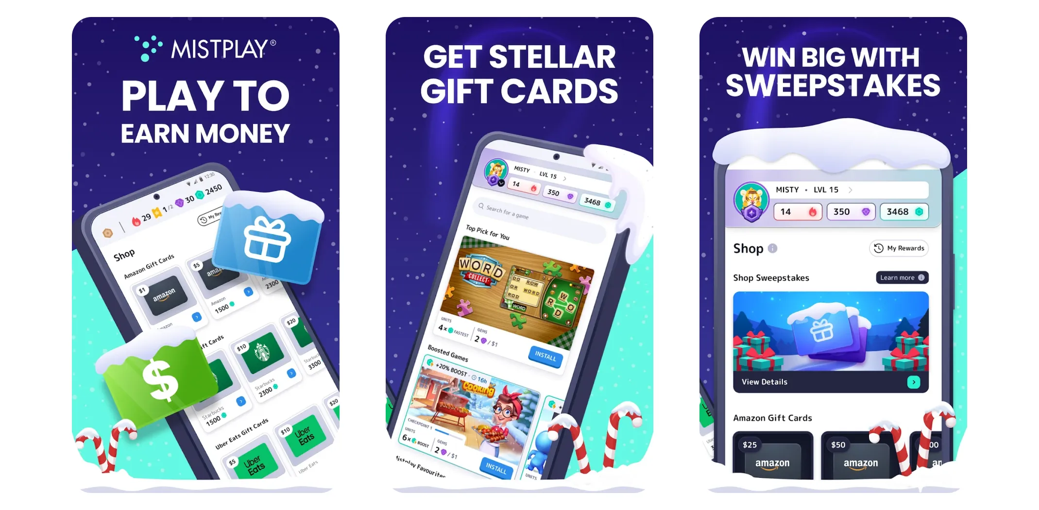 Images of Mistplay for an article on the best game apps to make money