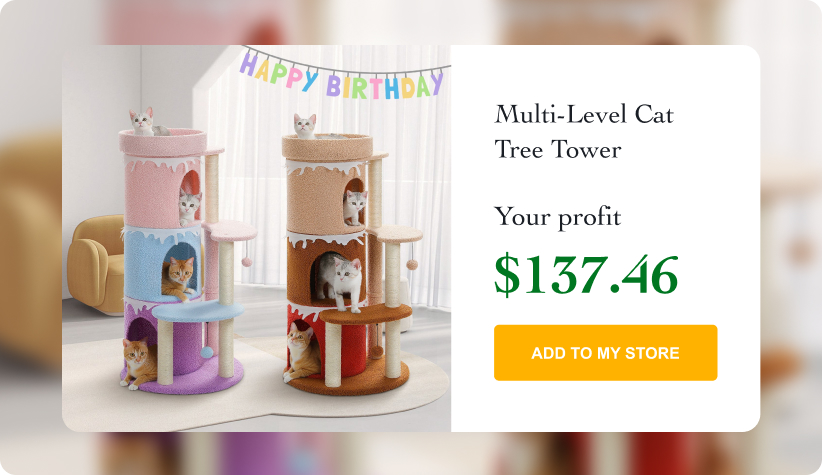 Multi-Level Cat Tree Tower