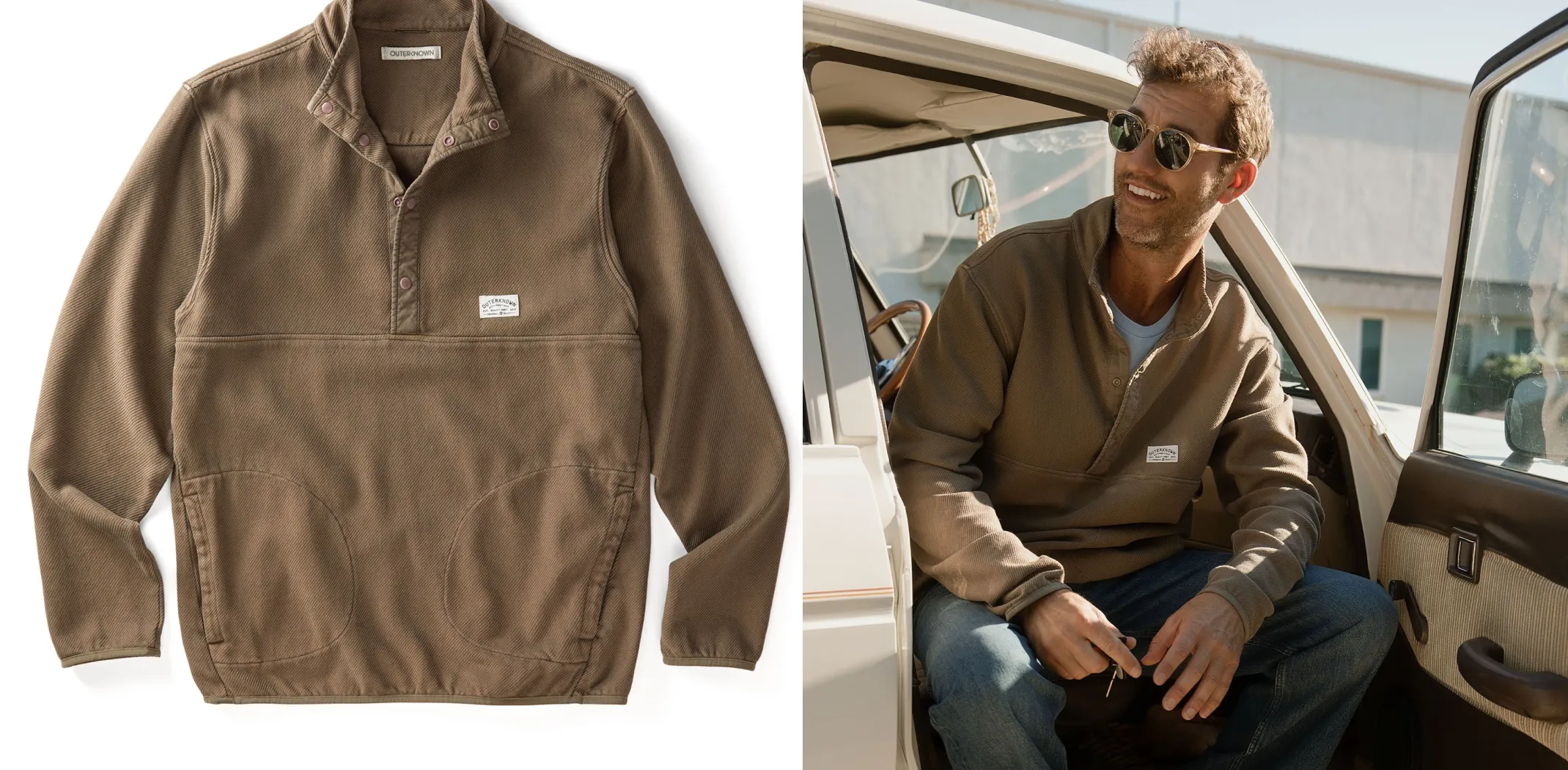 Clothing from Outerknown for an article on the best men's clothing brands