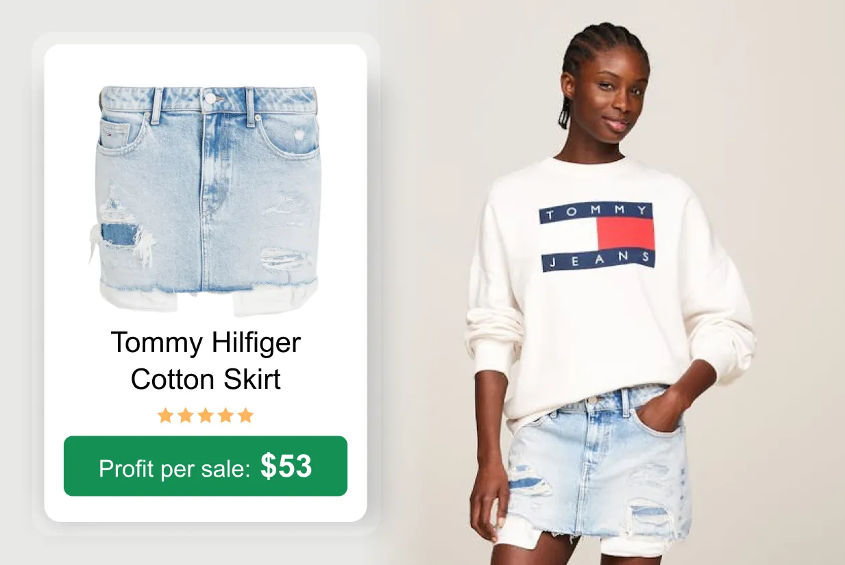 Tommy Hilfiger Cotton Skirt