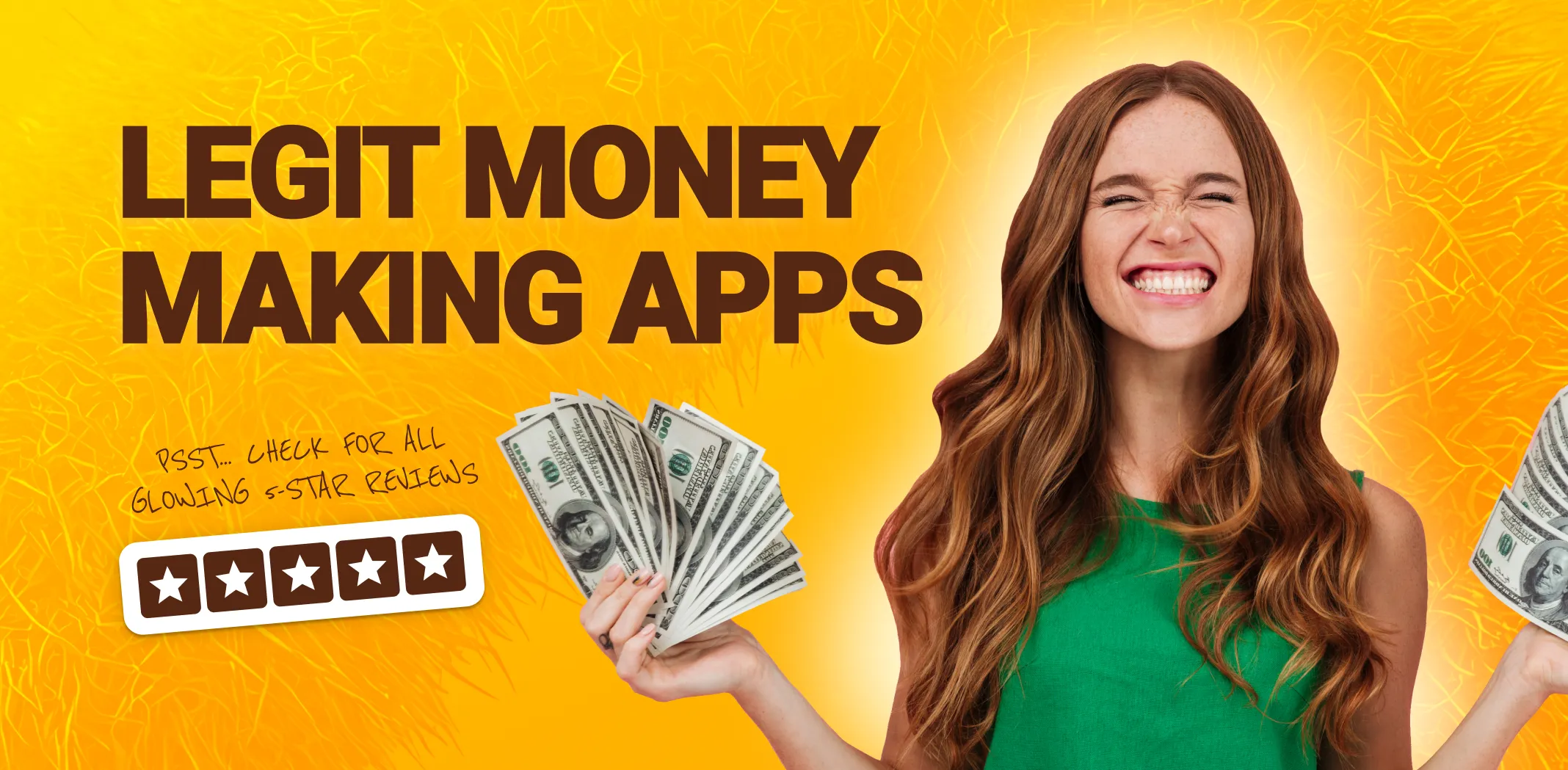 Main and featured image for an article on legit money making apps