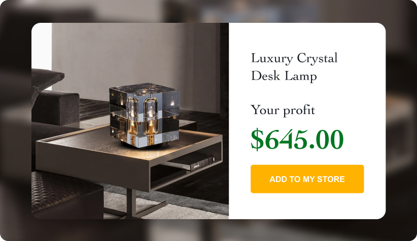 Luxury Crystal Desk Lamp