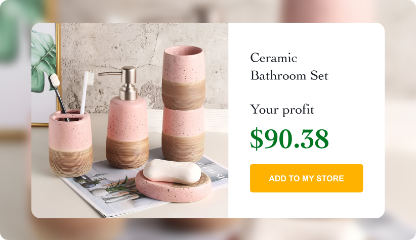 Ceramic Bathroom Set
