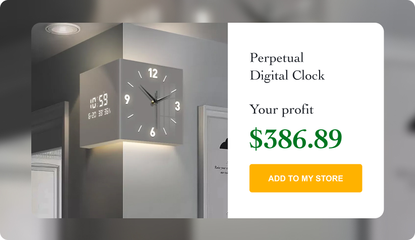 Perpetual Calendar Digital Display Clock