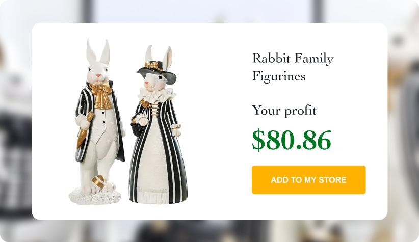 Rabbit Family Figurines