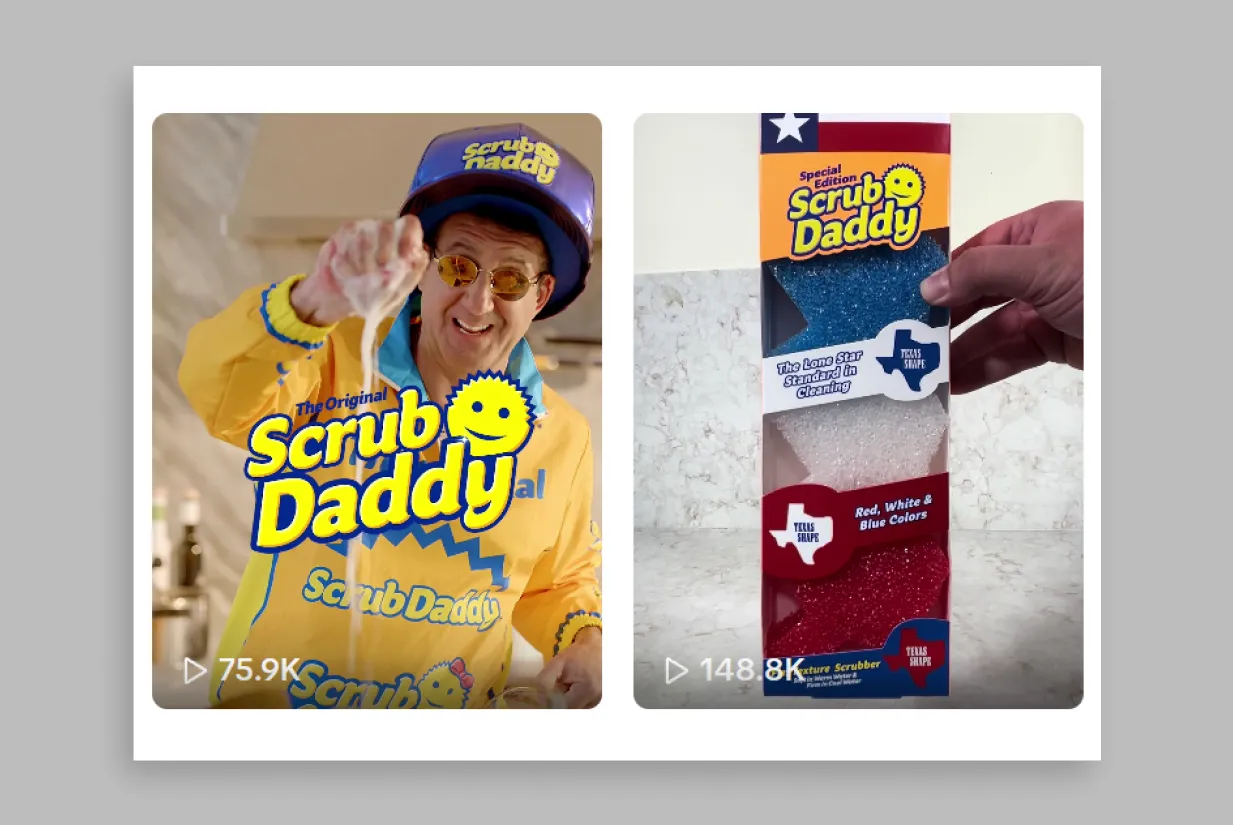 Scrub Daddy vids