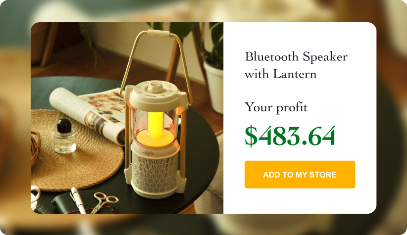 Bluetooth Speaker with Lantern