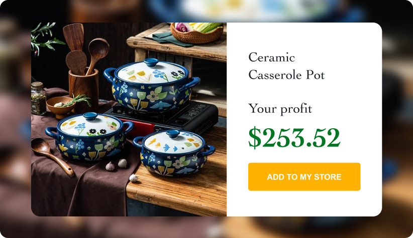 Ceramic Casserole Pot